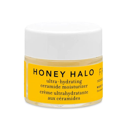 Ceramide Face Moisturizer - Honey Halo Hydrating Facial Moisturizer for Dry Skin - Plumps, Soothes + Restores Skin with Potent Ceramides + Buckwheat Honey for a Dewy, Healthy Glow (9Ml)